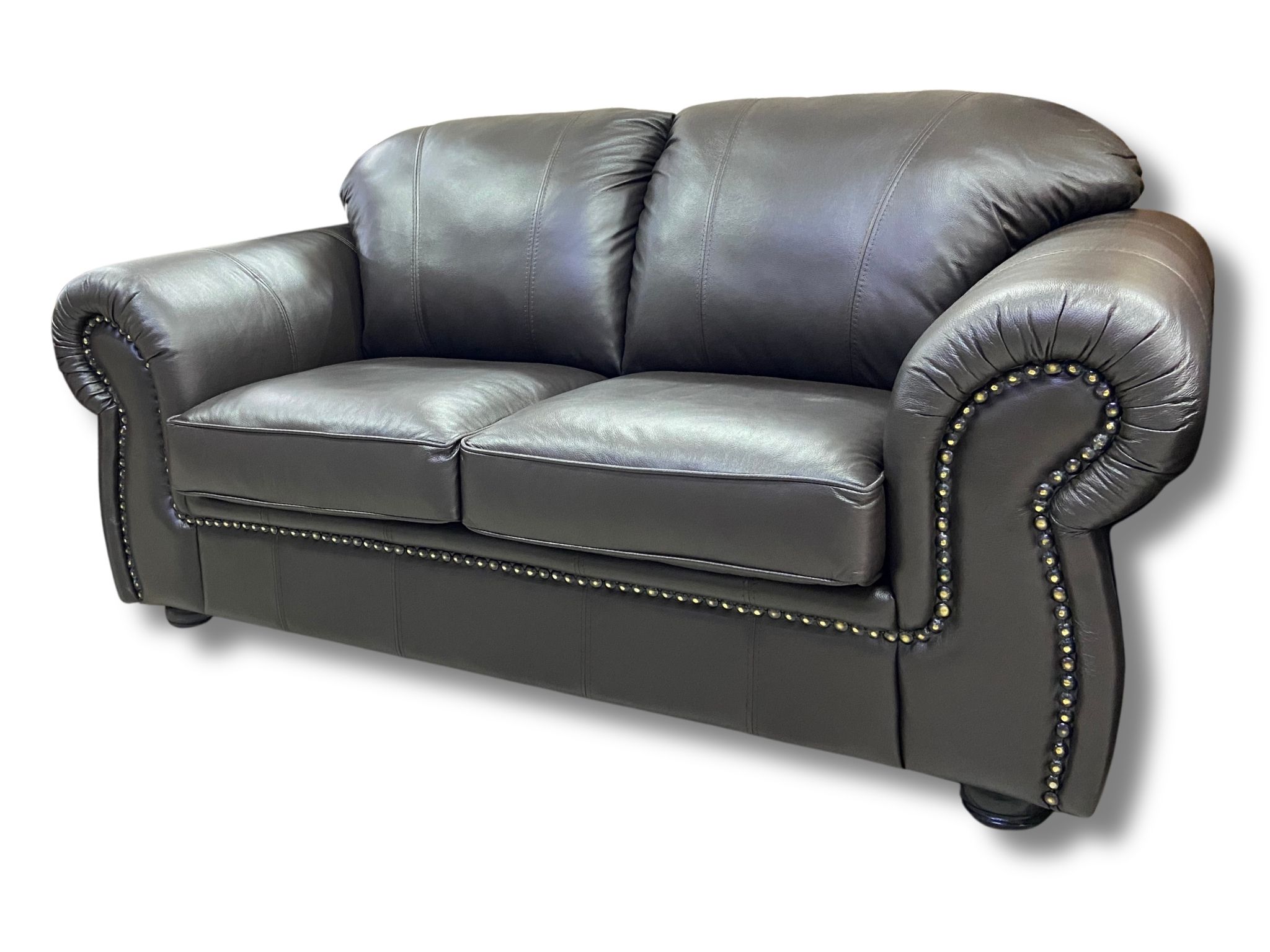 Eben Leather Sofa - Oxblood