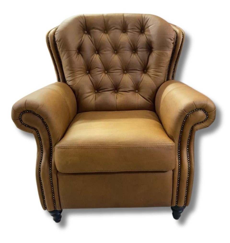 Churchill Club Chair - Rustic Leather