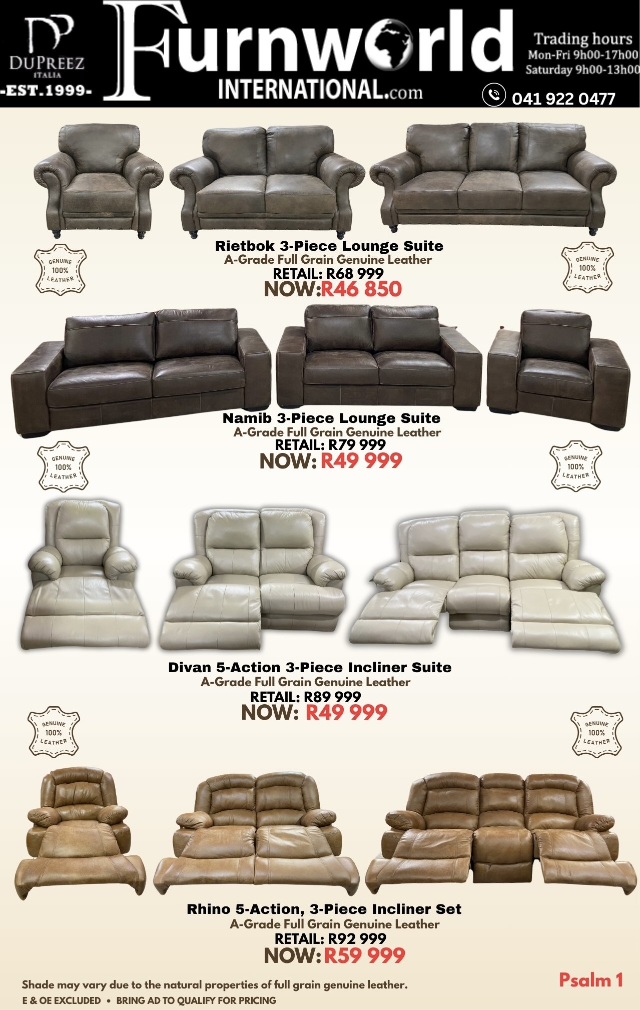 Recliner 3-Piece Sets Sale | Furnworld International